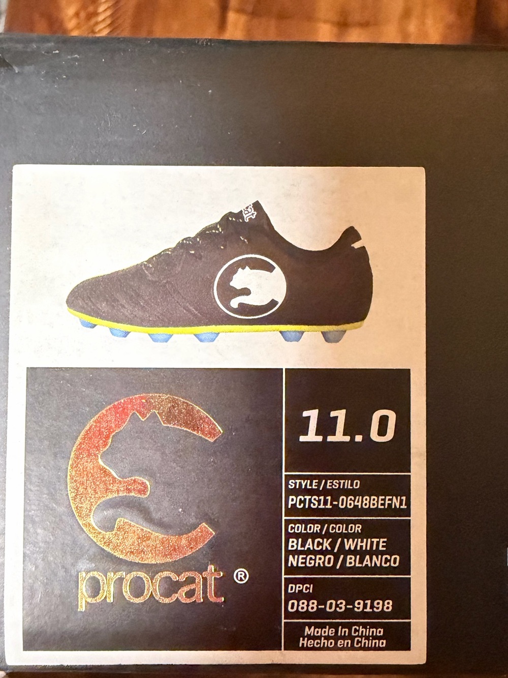 Puma Procat Speed Force Cleat- Kids 11y
